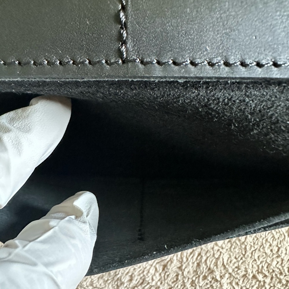 Portland Leather Black Leather Snap Wallet - Picture 8 of 9
